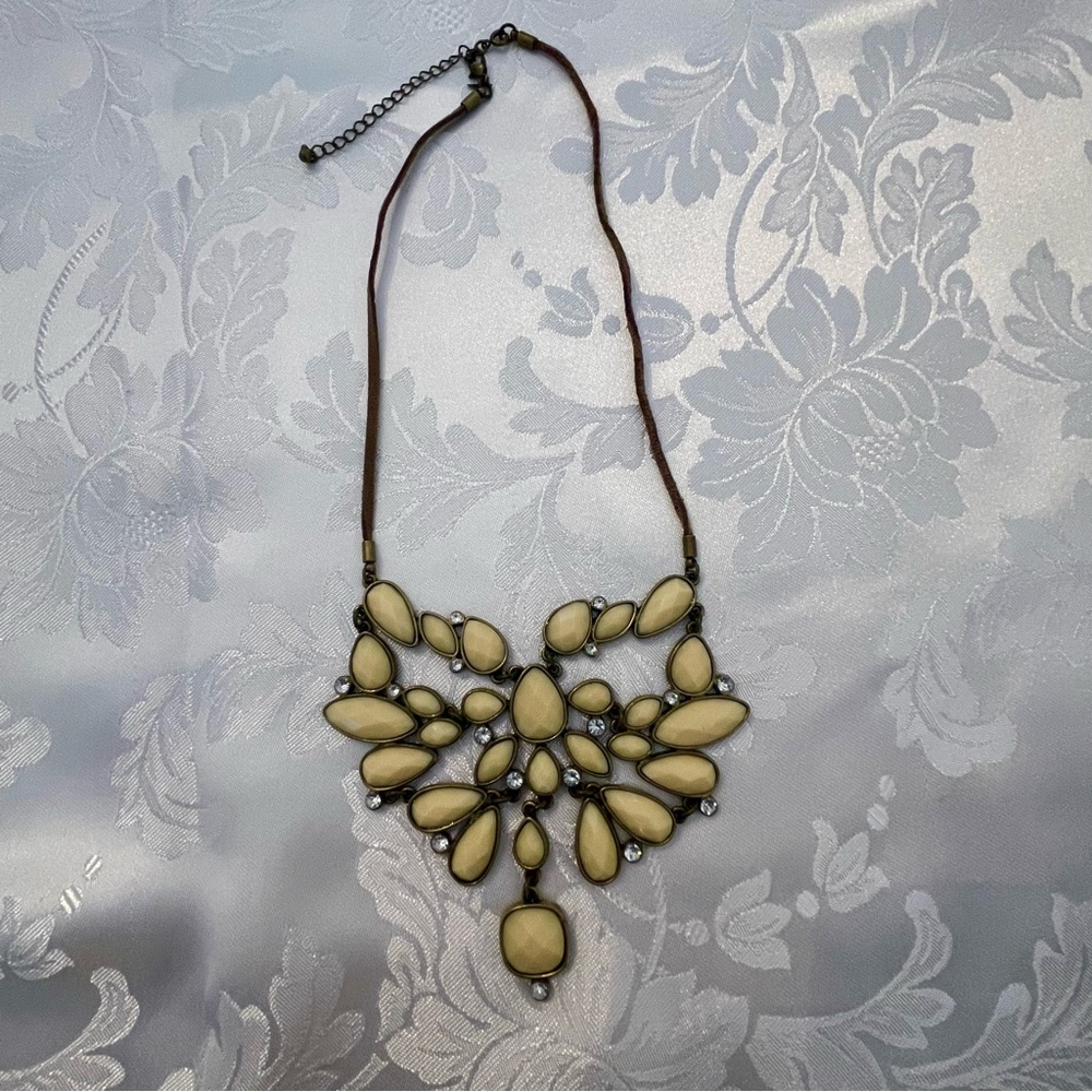 Cream Statement Necklace
